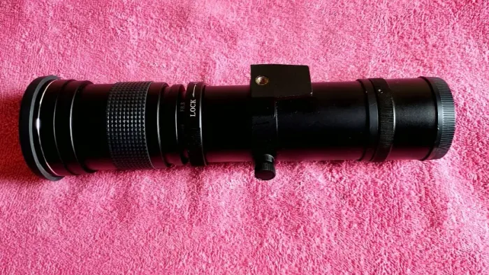 JINTU 420-800mm F/8.3-16 Super Teleobjetiva Manual Zoom Lens para dlrs Canon
