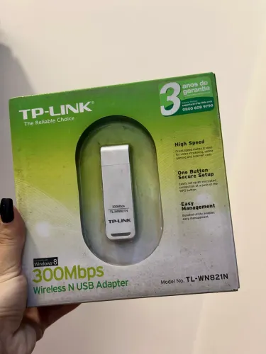Adaptador USB Wi-Fi TP-Link 300Mbps TL-WN821N - Com Caixa Original