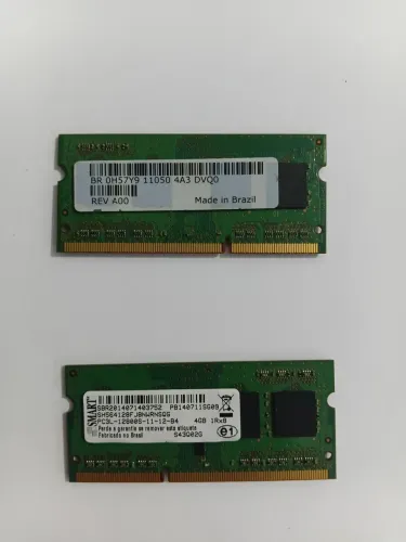 Memória ram DDR3 notebook