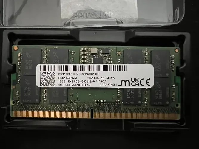 Memoria DDR5 16G Notebook