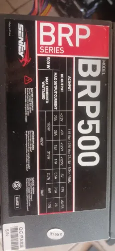 ? FONTE ATX 500W SENTEX BRP500 - POTÊNCIA E CUSTO BENEFÍCIO