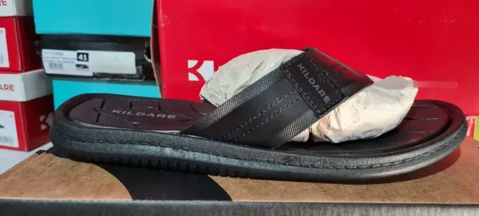 Chinelo Kildare Savage 1121.1856 Masculino - Couro Legítimo N° 40