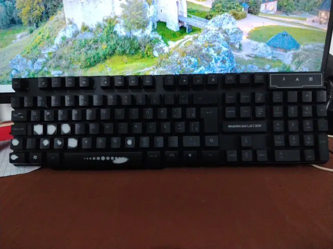 Teclado 100% led colorido