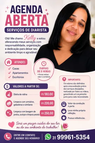 Diarista faxineira 