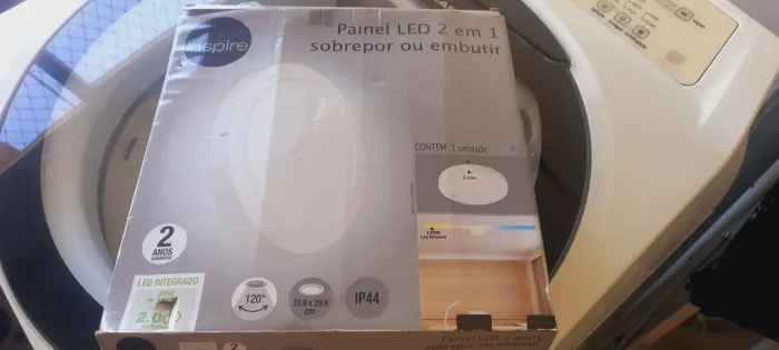 Painel de led sobrepor ou embutir
