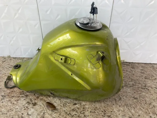 Tanque xre 300 2012 verde outono metálico e outras peças 