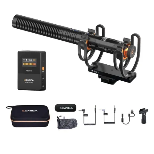 Microfone Shotgun Comica CVM-VM30