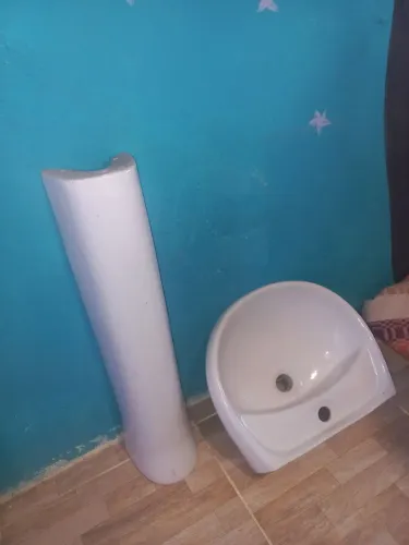 Pia coluna em ceramica