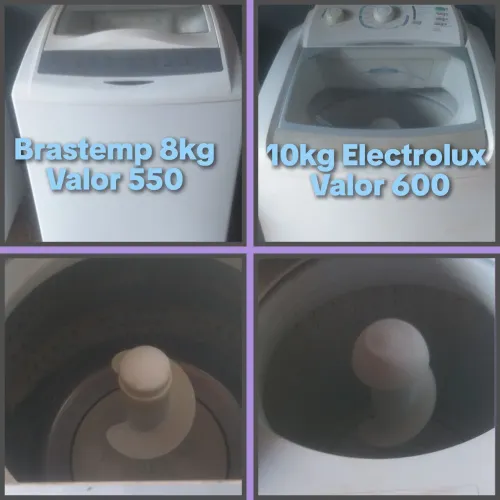 8kg Brastemp & 10kg Electrolux
