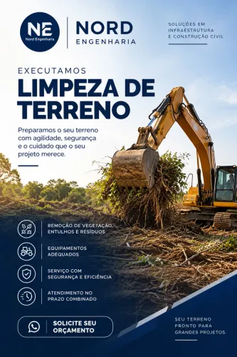 Serviços de limpeza e demolições