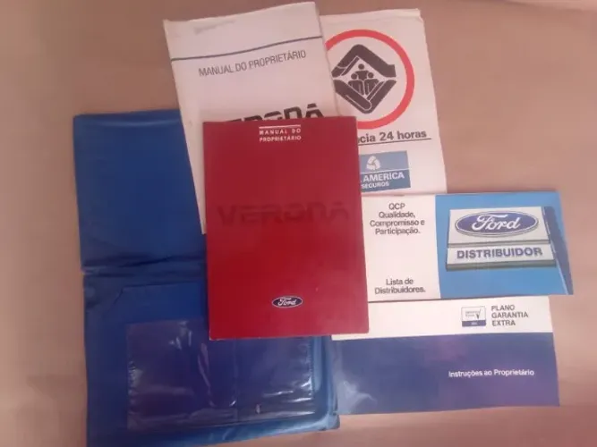 Item de Colecionador- Manual Ford Verona/91