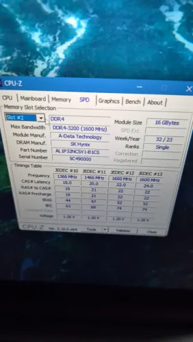 Vendo memoria ram adata 16gb 3200mhz de notebook.