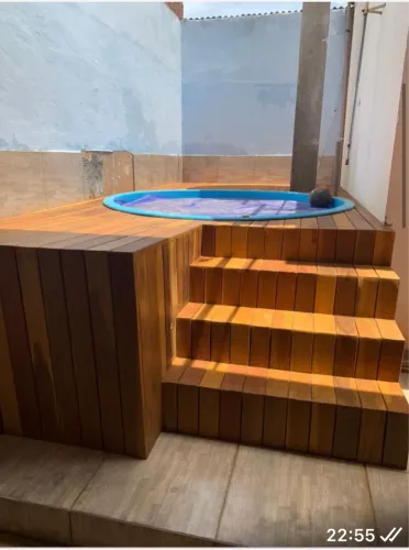Spa com hidromassagem sem o deck 