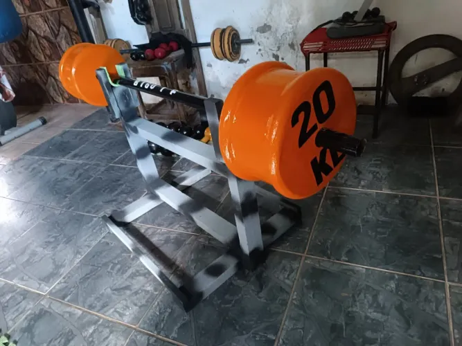 40 KG Kit completo + suporte/barra/anilha
