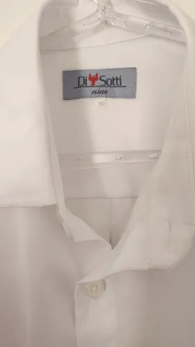 blusa social branca infantil