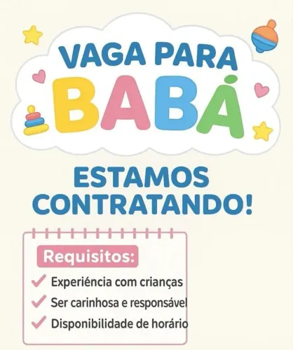Precisa-se de Babá