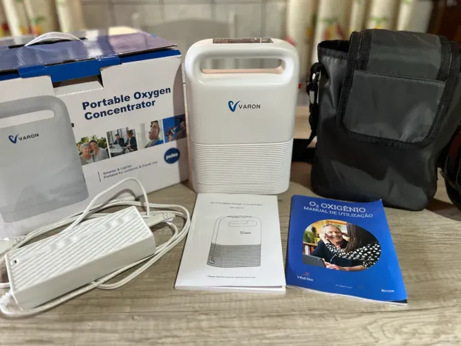 VARON VP-2 - Concentrador de Oxigênio Portátil 5L com Função de Fluxo de Pulso