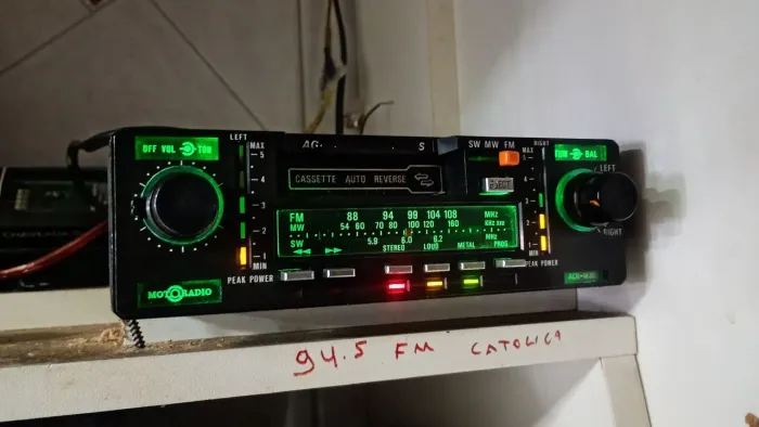 Toca fita motor rádio Aguia 