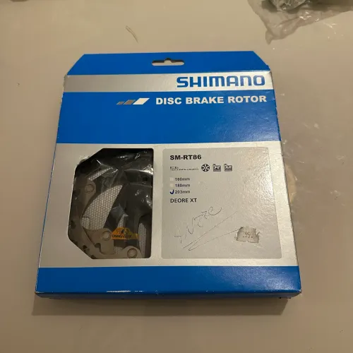 Rotor Shimano Deore XT 203 mm Ice Tech Usado SM-RT86