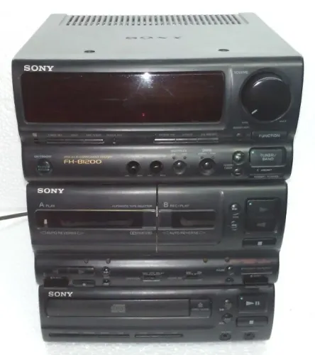 Sony FH-B1200 - 100W RMS - Som Vintage Robusto (Auxiliar/Rádio) + Vídeo