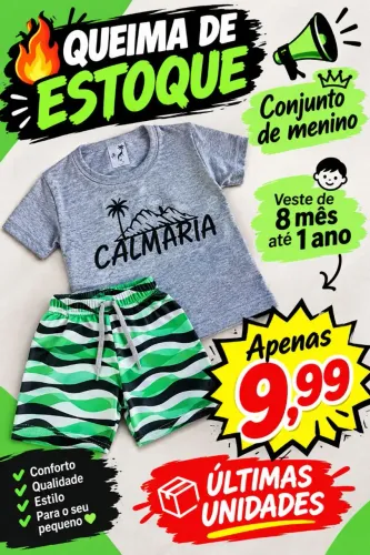 Roupas de infantil novas