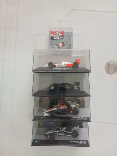 Miniaturas coleção Airton Senna