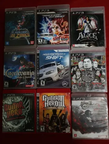 30 R$ cada jogo de ps3