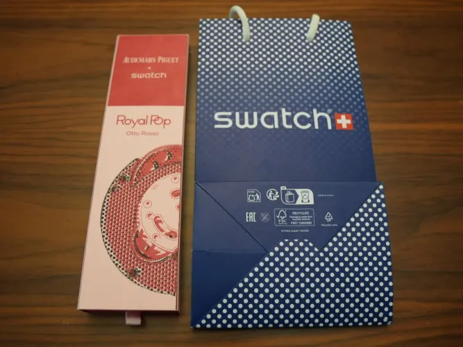 Audemars Piguet x Swatch Royal Pop "Otto Rosso"
