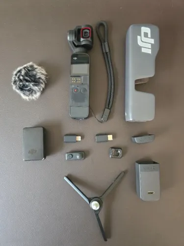 DJI OSMO POCKET 2 CREATOR COMBO ? COMPLETO E PRATICAMENTE NOVO