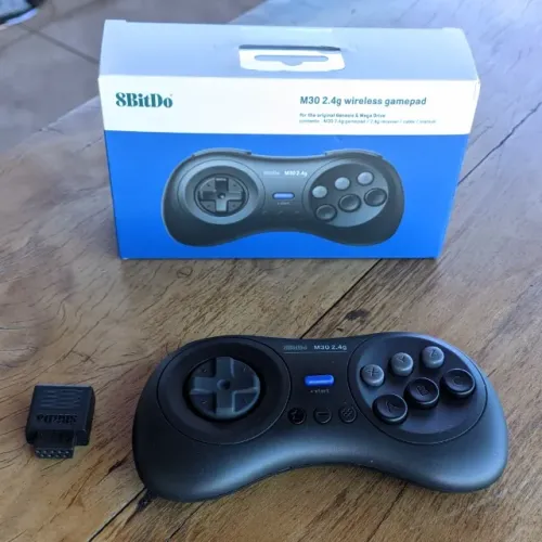 Controle 8BitDo M30 2.4g para Mega Drive
