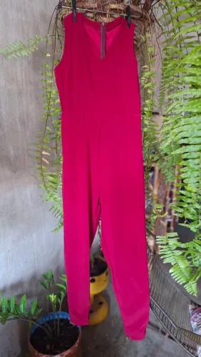 Macacão Feminino Vinho | Tam M 