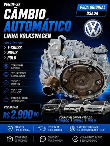 Cambio automático tcross nivus polo 