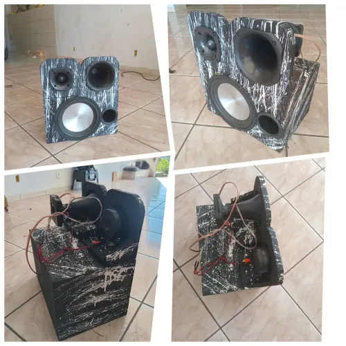 Caixa trio automotiva 