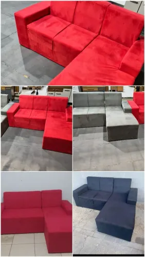 Sofá cheio de novo na promoção r$ 699 com frete grátis