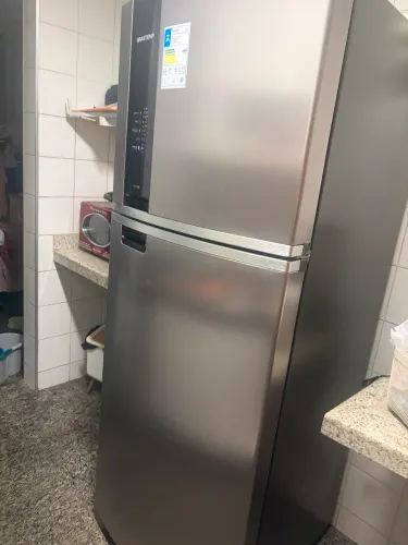 Geladeira Brastemp Frost Free Inox 462L BRM56 - Duplex 127V