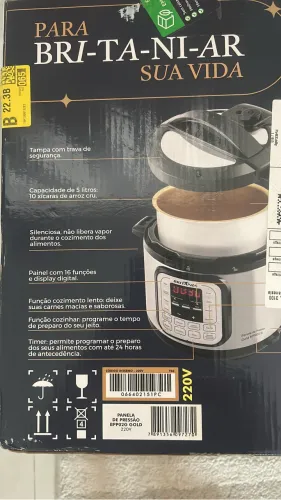 Panela de pressão elétrica 5 l