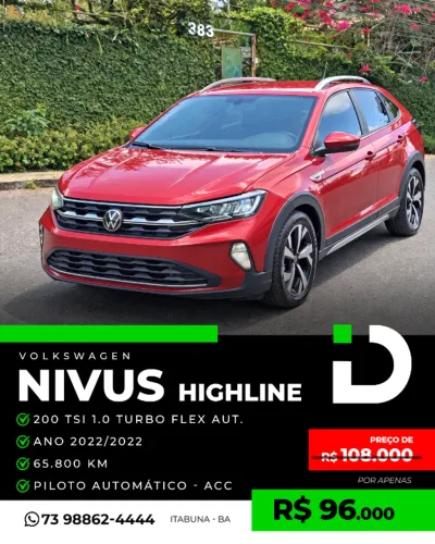 Volkswagen Nivus Highline 1.0 200 TSI Flex AUT 2022