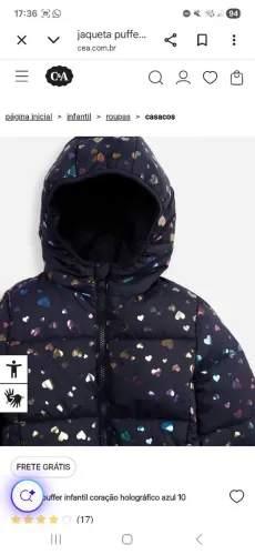 Jaqueta PUFFER tam 5