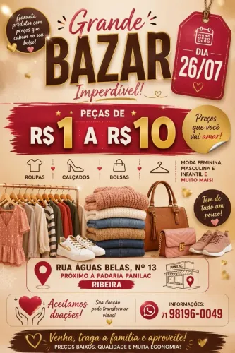 Grande bazar na ribeira