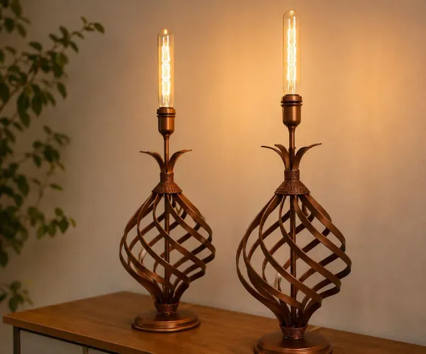 Luminárias de ferro galvanizado
