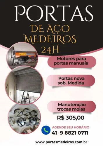 Mola para porta de aço