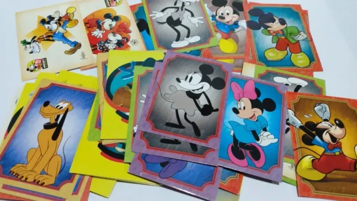 Lote de figurinhas Mickey mouse história em cromos