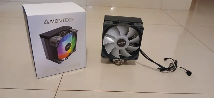 Air Cooler Montech NX400 ARGB Preto - Novo/Open Box