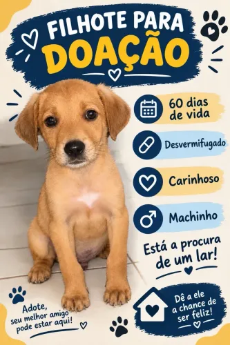 Doação filhote