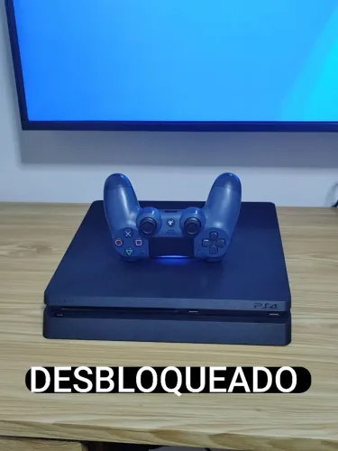 PS4 Slim 1TB desbloquead0 Cheio de jogos - Aceito envio