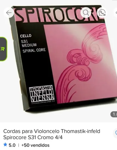 Cordas de violoncelo