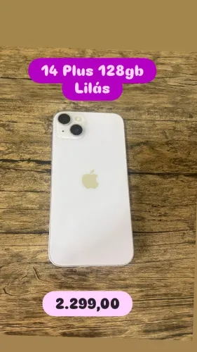 iPhone 14 Plus 128gb - Lilás | Estado de Novo | Importados dos EUA com Nota Fiscal