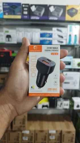CARREGADOR TURBO VEICULAR 35W CARRO