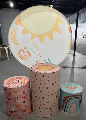 Kit capas painel - Chá Revelação