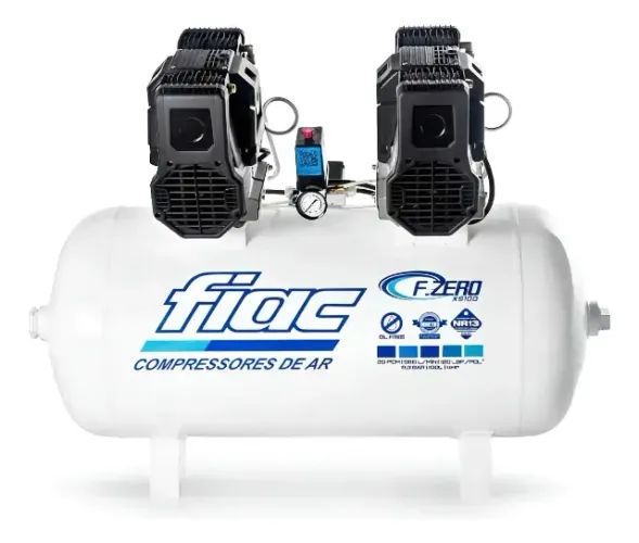Compressor Ar Odontológico Fiac F.zero Xs100 Oil Free 20pcm